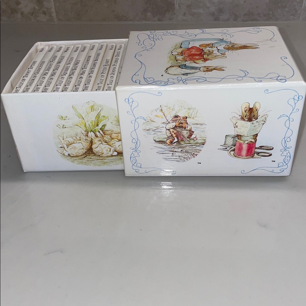 Beatrix Potter The Miniature World of Peter Rabbit 12 Book Box Collection 1989 - Picture 3 of 12